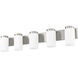 Burk 5 Light 38 inch Brushed Nickel Bath Vanity Light Wall Light