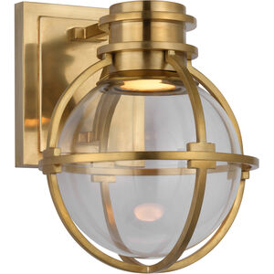 Chapman & Myers Gracie LED 6.5 inch Antique-Burnished Brass Single Sconce Wall Light