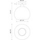 Alora Mood Castilla 1 Light 9.88 inch Matte Black Flush Mount Ceiling Light in Opal Glass