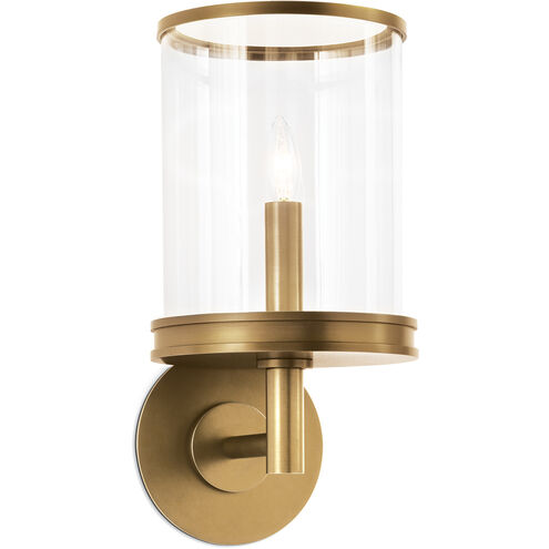 Adria Wall Sconce Wall Light in Natural Brass