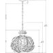 Cloverfield 1 Light 23 inch Contemporary Gold Leaf and Contemporary Gold Pendant Ceiling Light