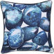 Pebble 24 X 24 inch Blue Pillow