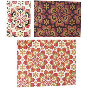 Georgiana Red and Multi-Color Notebook