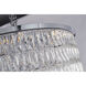 Canada 42 Light 42 inch Chrome Chandelier Ceiling Light