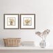Florals Collection Brushed Pewter With Silver Lip Framed Art