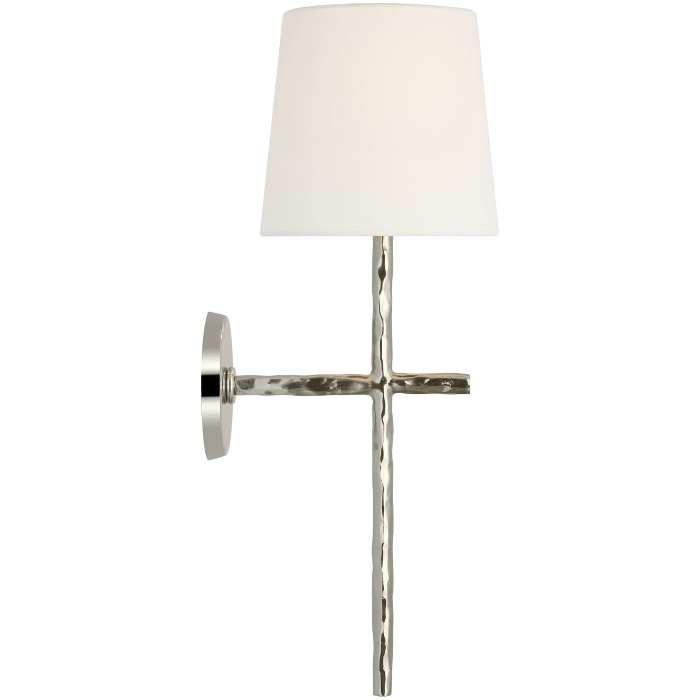 Suzanne Kasler Collette LED 8 inch Polished Nickel Tail Sconce Wall Light