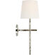 Suzanne Kasler Collette LED 8 inch Polished Nickel Tail Sconce Wall Light
