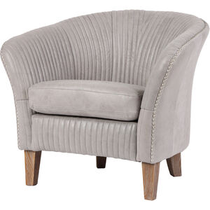 Carina Grey and Natural Accent Chair