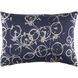 Pedal Power 19 inch Ivory, Navy Pillow Kit