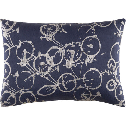 Pedal Power 19 inch Ivory, Navy Pillow Kit