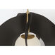 Gloria 1 Light 24 inch Legacy Brass and Dark Bronze Pendant Ceiling Light