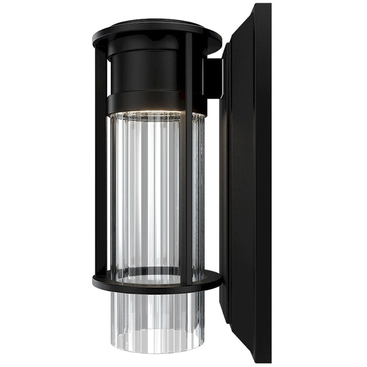 Offshore LED 10.5 inch Black Outdoor Wall Light, dweLED