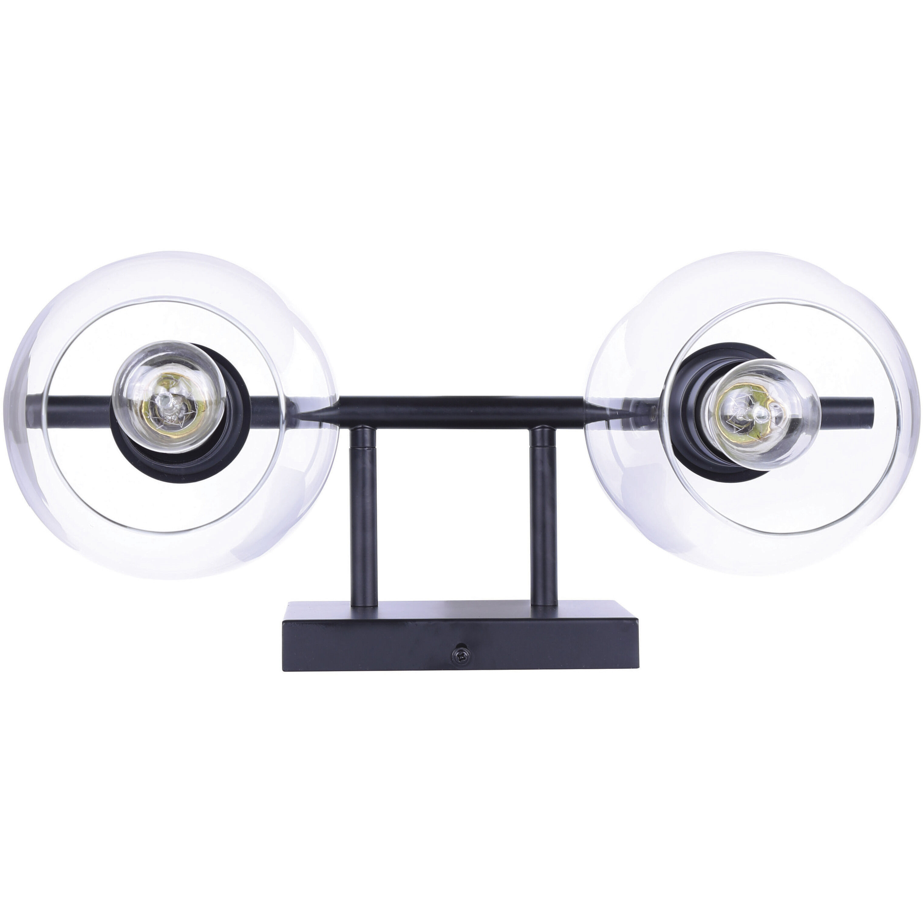 Madison 2 Light 16 inch Black Vanity Light Wall Light
