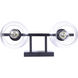 Madison 2 Light 16 inch Black Vanity Light Wall Light
