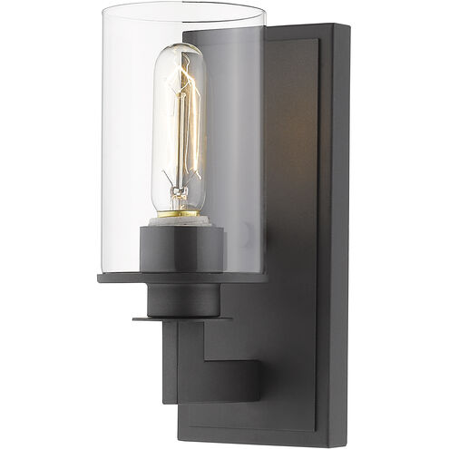 Savannah 1 Light 4.5 inch Bronze Wall Sconce Wall Light