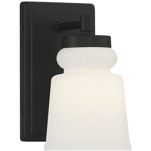Vintage 1 Light 5 inch Matte Black Wall Sconce Wall Light