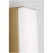 Panna LED 36 inch Satin Brass Vanity Light Wall Light