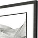 Abstract Black and White and Neutral Framed Art