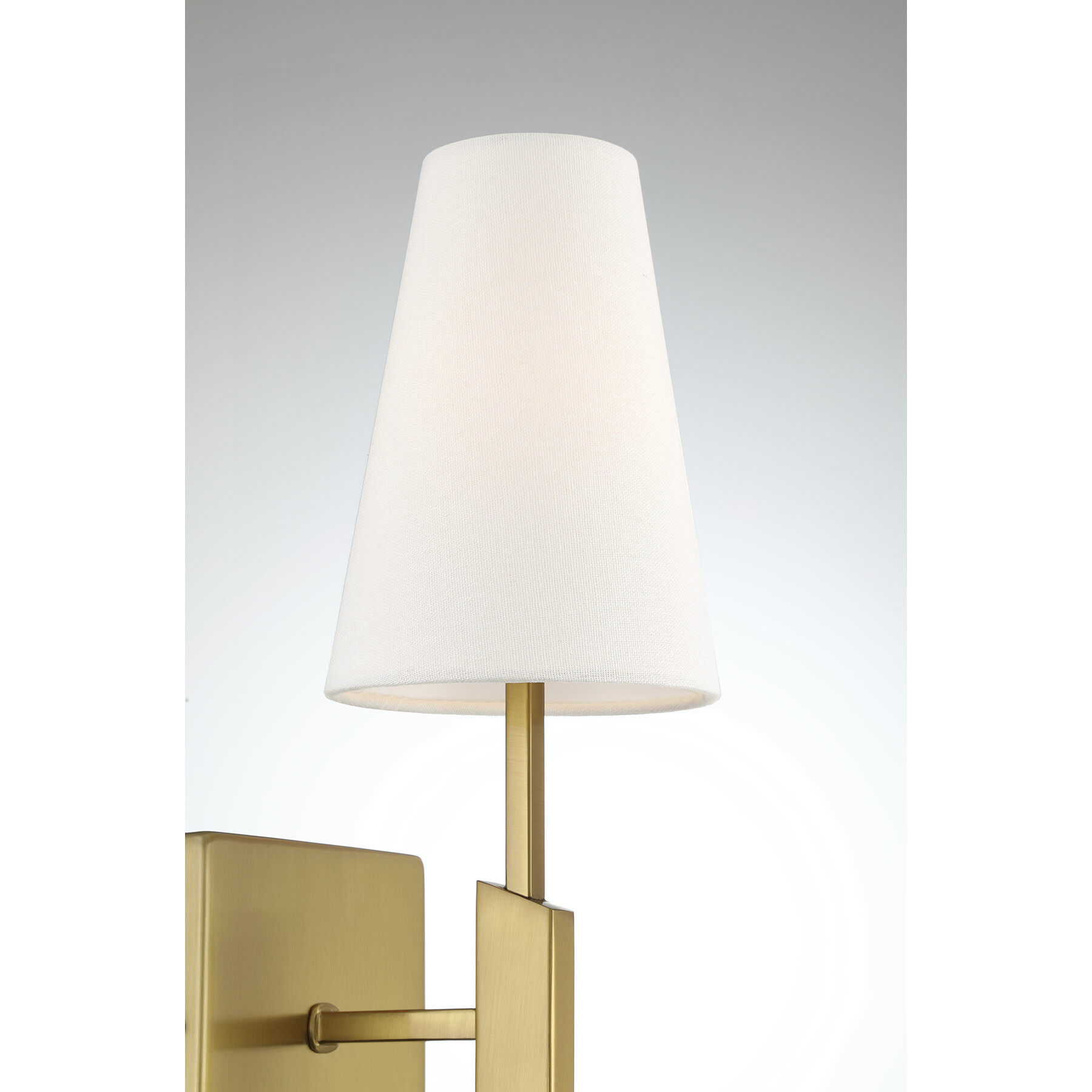 Transitional 1 Light 5 inch Natural Brass Wall Sconce Wall Light