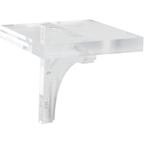 Glacier 12 inch Clear Wall Shelf