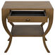 Maude 30 X 28.5 inch Saddle Brown Side Table