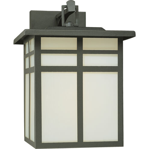 Mission 1 Light 13 inch Black Outdoor Sconce