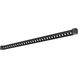 HT Series 1 Light Black Wall Wash Track Fixture Ceiling Light, Large