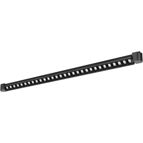 HT Series 1 Light Black Wall Wash Track Fixture Ceiling Light, Large