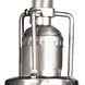 Union Square Madison 1 Light 7 inch Satin Nickel Flush Mount Ceiling Light in Mercury Ribbed