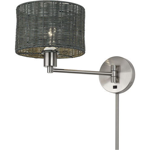 Weavington 15.5 inch 40.00 watt Brushed Nickel Swing Arm Wall Lamp Wall Light