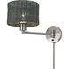 Weavington 15.5 inch 40.00 watt Brushed Nickel Swing Arm Wall Lamp Wall Light