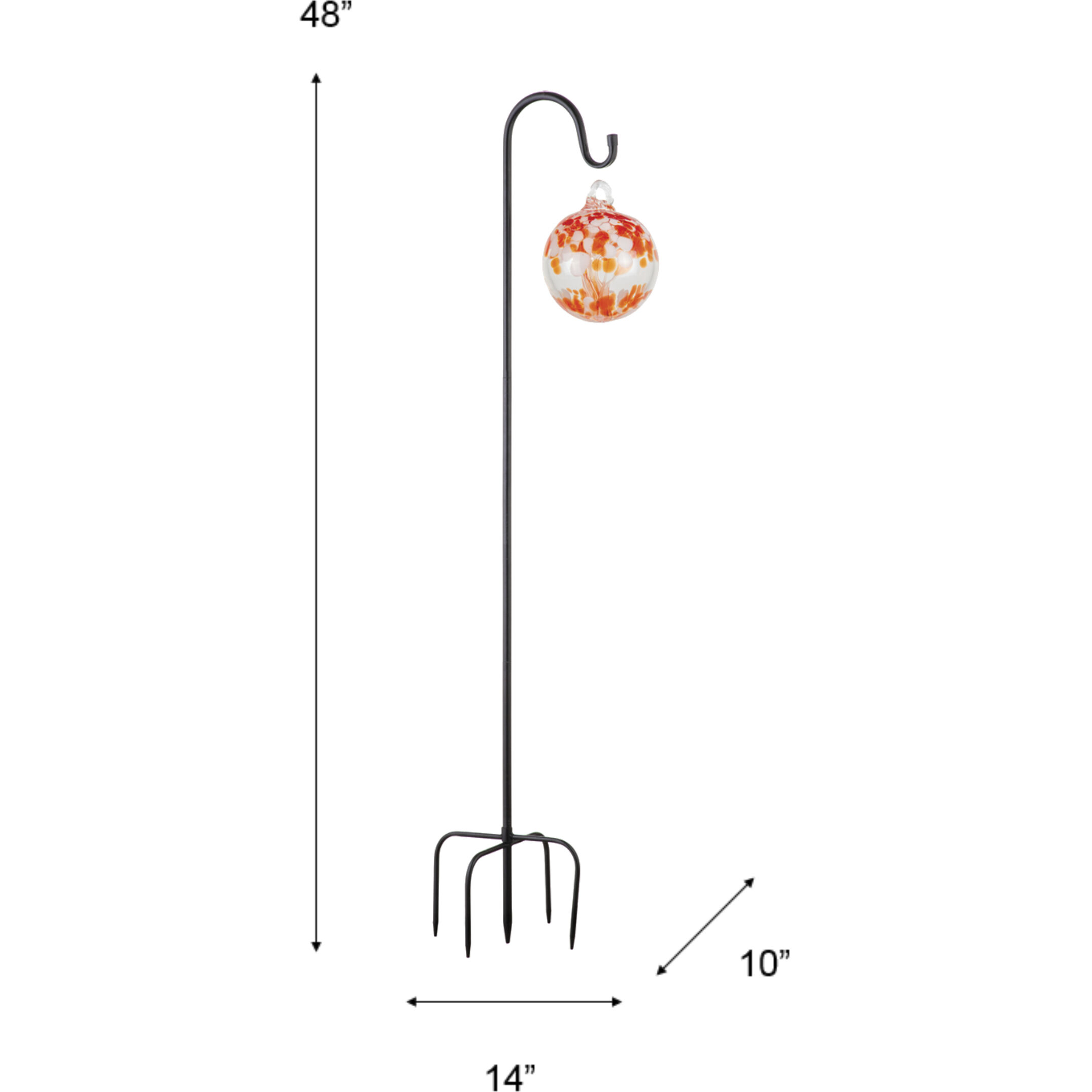 Tree Of Life Multi-color Art Glass Orb