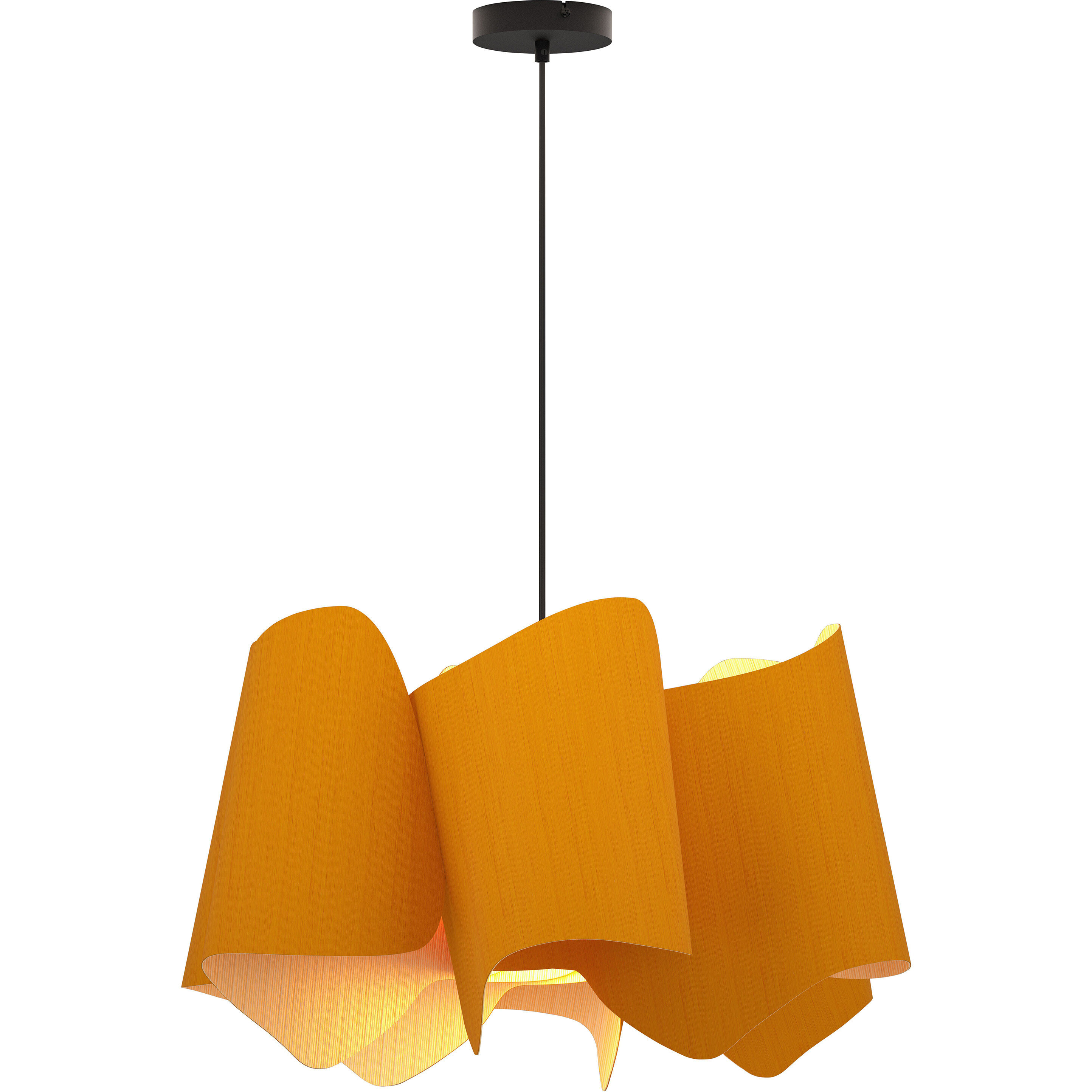 Camila 1 Light 26.4 inch Ocher Pendant Ceiling Light in Ocher/Ash, WEP Collection