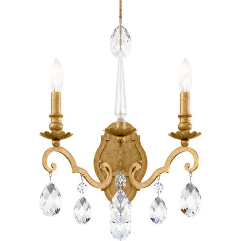 Renaissance Nouveau 2 Light 8 inch Heirloom Gold Wall Sconce Wall Light