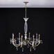 Passo 8 Light 34 inch Brushed Brass Pendant Ceiling Light