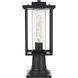 Philip 1 Light 17 inch Black Outdoor Post Light