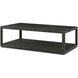 Maxwell 55 X 32 inch Obsidian Cocktail Table, Wooden