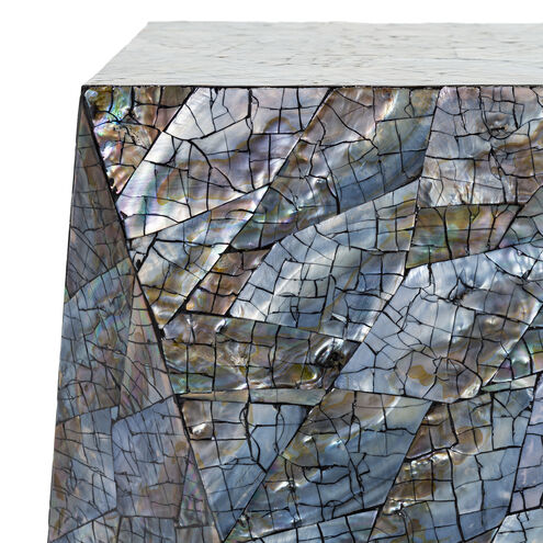 Iridescent 19 X 17 inch End Table