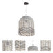 Vagabond 1 Light 16 inch Noir Pendant Ceiling Light