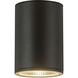 Nordic LED 7 inch Black Exterior Wall Light
