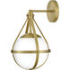 Colby 1 Light 9.25 inch Lacquered Brass Sconce Wall Light