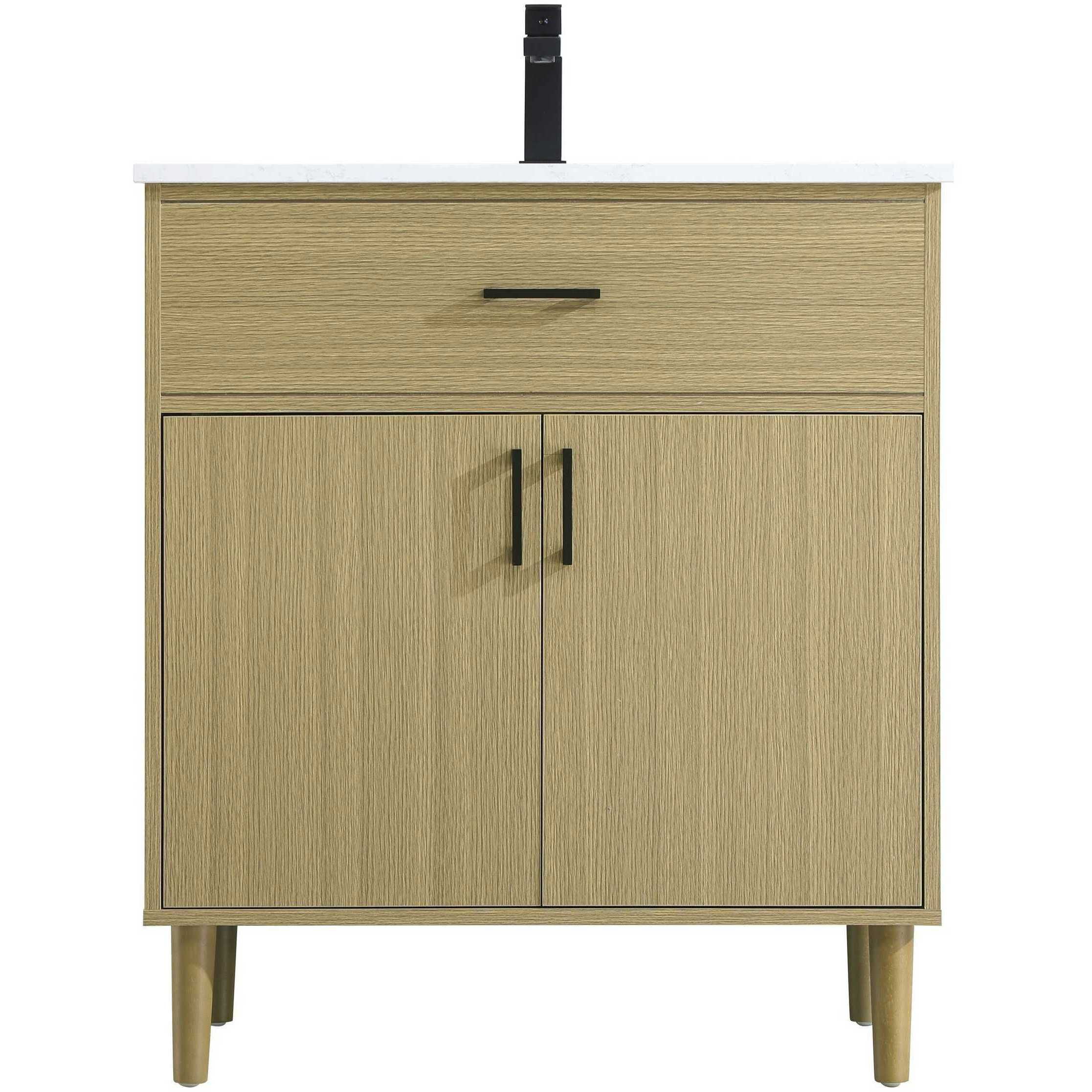 Chandler 30 X 34 inch Honey Brown Bathroom Vanity Cabinet