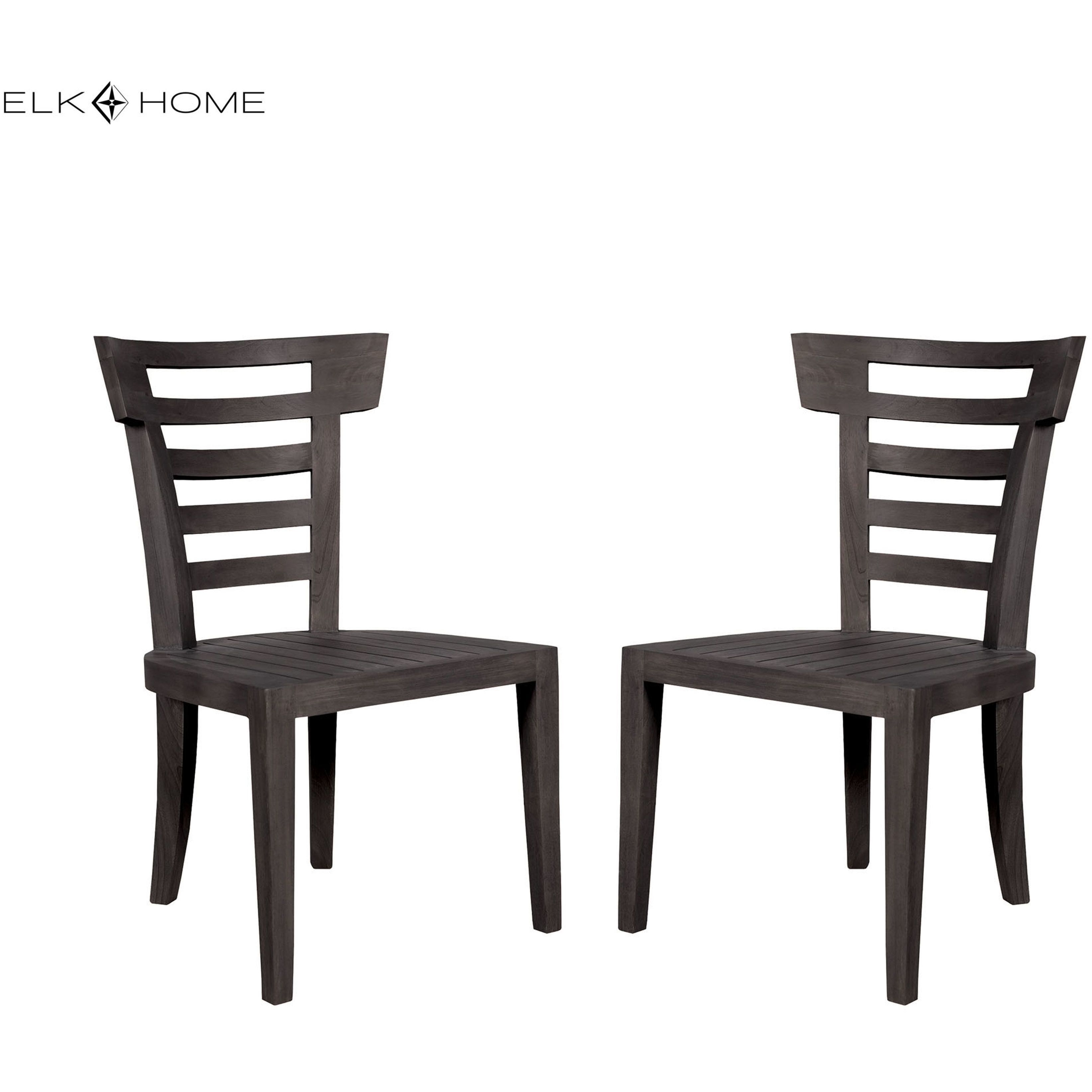 Teak Patio Antique Smoke Outdoor Chair