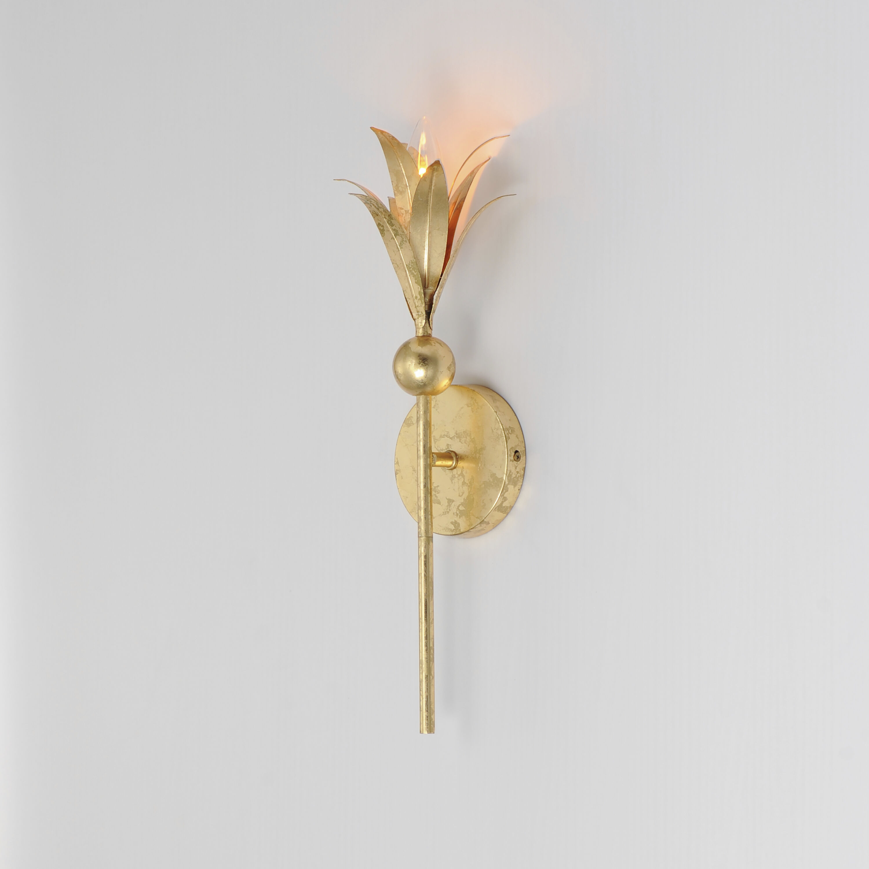 Paloma 1 Light 4.75 inch Gold Leaf Wall Sconce Wall Light