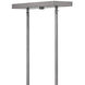 Fulton 8 Light 48 inch Aged Zinc with Antique Nickel Indoor Linear Foyer Light Ceiling Light