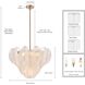 Chateau 7 Light 26 inch Satin Brass Pendant Ceiling Light