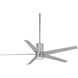 Symbio 56 inch Brushed Nickel with Silver Blades Ceiling Fan