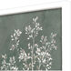 Delicate Tree Green and Beige and White Framed Art