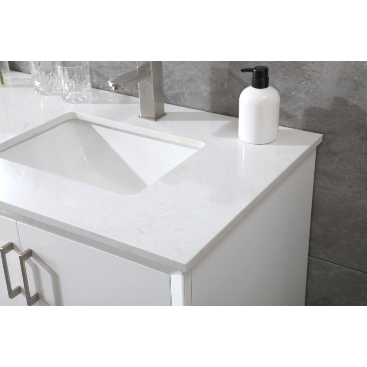 Hayes 72 X 22 X 35 inch White Vanity Sink Set