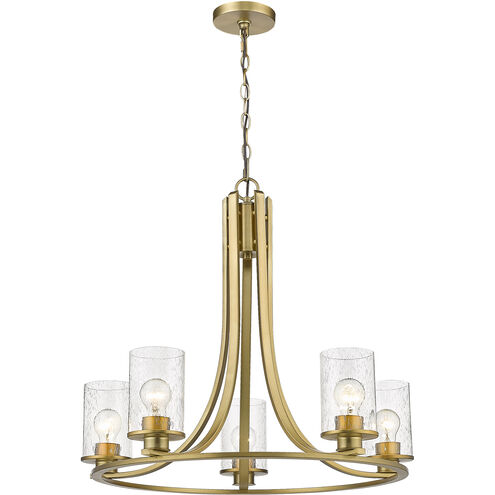 Beckett 5 Light 27 inch Olde Brass Chandelier Ceiling Light